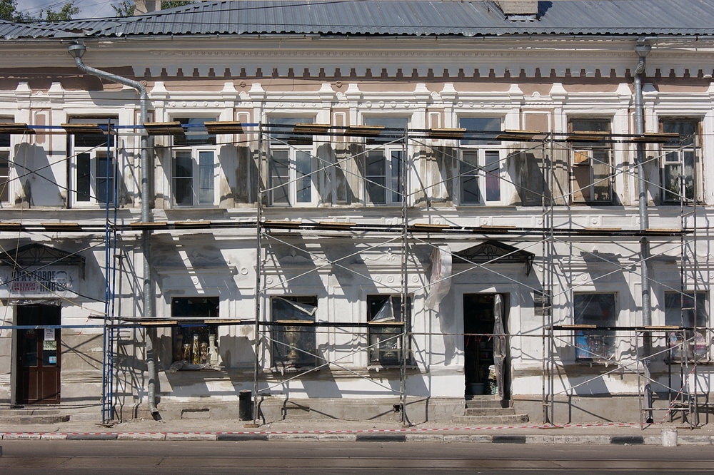 ремонт фасада исторического дома