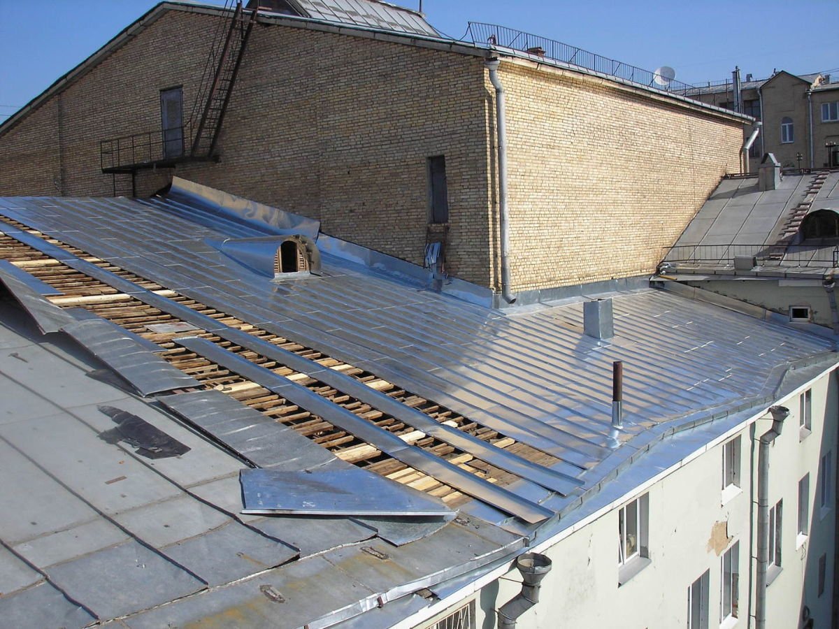 ремонт скатной крыши